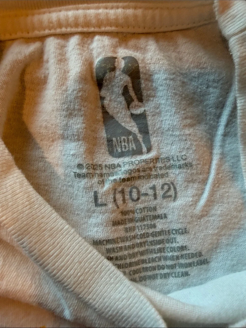 Old Navy White Kids Golden State Warriors Graphic Tee with Blue & Yellow Print